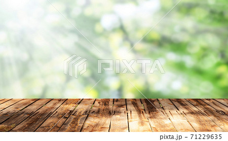 Wooden table background 71229635