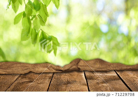 Wooden table background 71229708