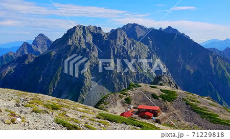 南岳山頂から望む大キレット 71229818