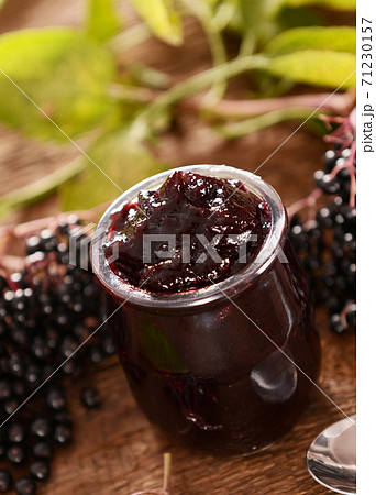 Elderberry fruit jam Elderberry fruit jam 71230157