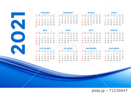 stylish 2021 new year calendar in business style design stylish 2021 new year calendar in business style design 71230647