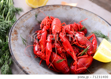 Boiled crayfish Boiled crayfish 71231400