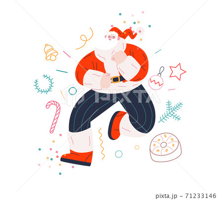 Dancing Santa - Christmas and New Year party Dancing Santa - Christmas and New Year party 71233146