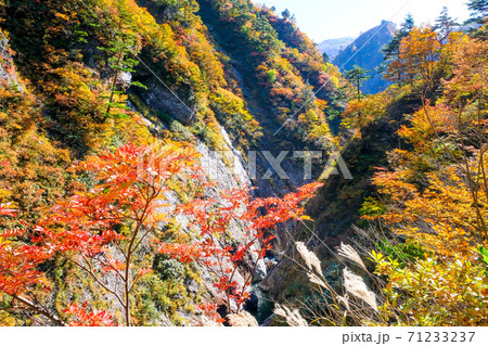 紅葉のV字谷 紅葉のV字谷 71233237