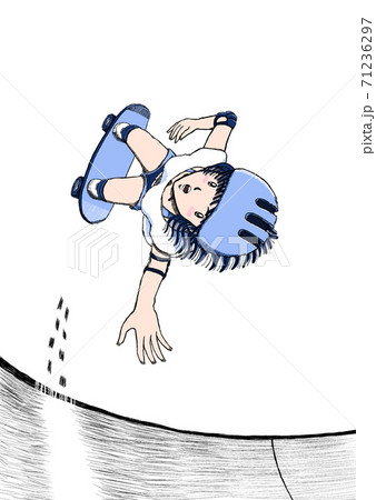 フライハイ・スケボー少女34 71236297