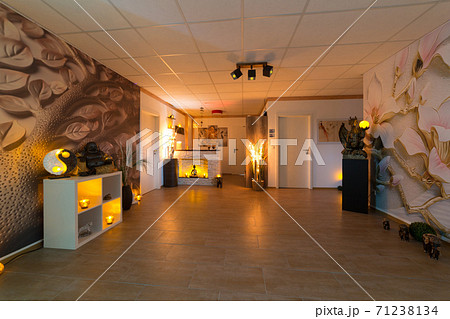 The interior of a spa and massage studio The interior of a spa and massage studio 71238134