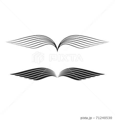 Wing Concept icon Template vector illustration Wing Concept icon Template vector illustration 71240530