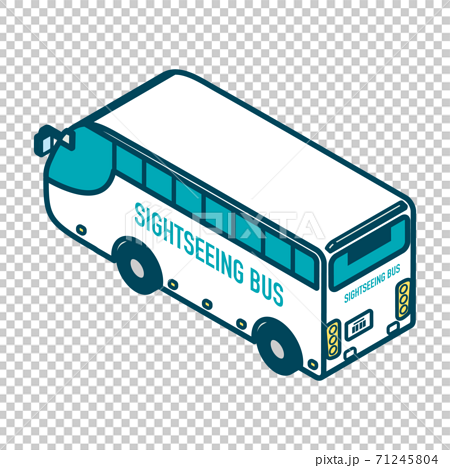 観光バスのイラストのイラスト素材