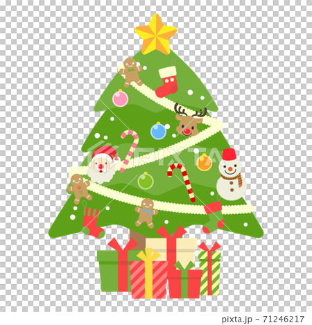 聖誕樹插圖素材 71246217