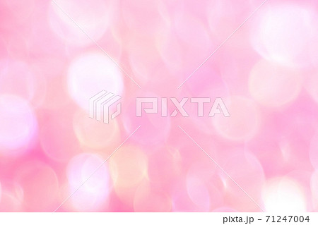 ピンク色系の抽象的背景　　丸ボケ・玉ボケ　 71247004