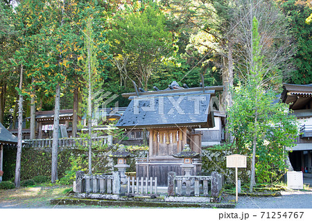 長野県　諏訪大社上社　本宮宮　高島神社 71254767