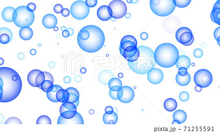Cgバブル 多数の浮遊する泡の背景素材のイラスト素材