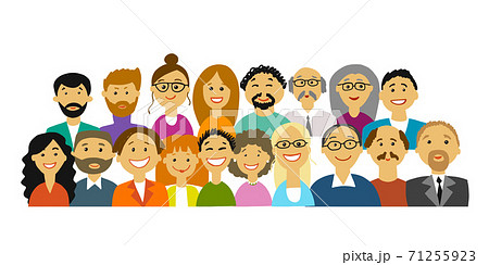 Group of people, background for your design 71255923