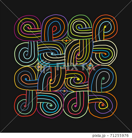 Abstract Decor Design Element. Colorful lines Abstract Decor Design Element. Colorful lines 71255976