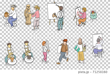 Artist person set Artist person set 71258160