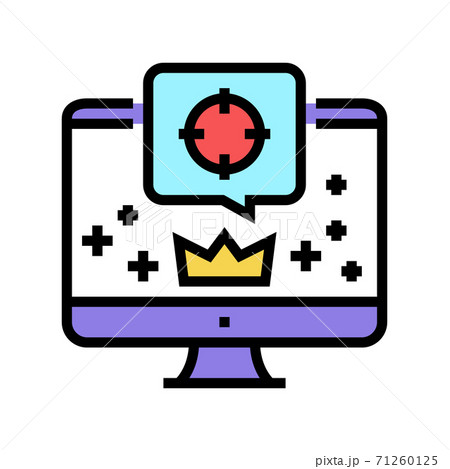 promotion to top color icon vector illustration 71260125
