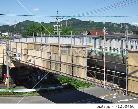 仮設足場（歩道橋改修工事） 71260460