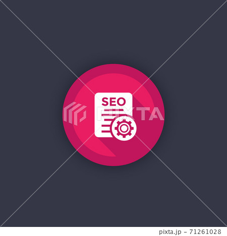 seo, search engine optimization icon seo, search engine optimization icon 71261028