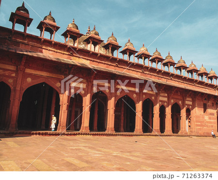 Abandoned ghost city of Fatehpur Sikri, Agra, India Abandoned ghost city of Fatehpur Sikri, Agra, India 71263374