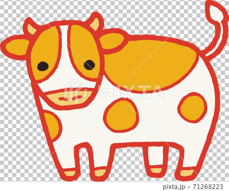 Cow - Stock Illustration [71268223] - PIXTA