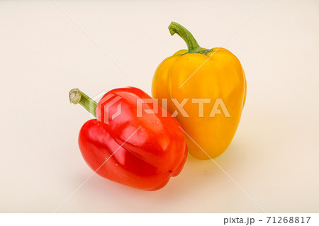 Ripe sweet Bulgarian bell pepper 71268817