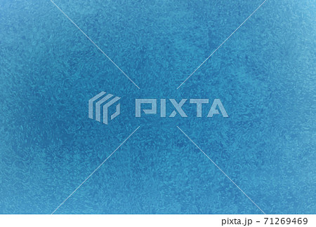 Blue winter background. Frozen Christmas background. 71269469