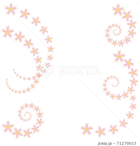 桜模様の背景イラスト素材のイラスト素材