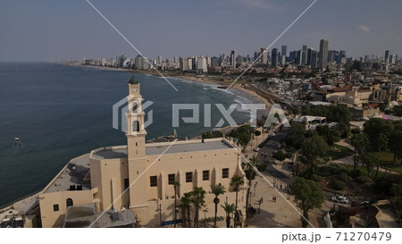 Tel Aviv - Jaffa, view from above. Modern city with skyscrapers and the old city. Bird's-eye view. Israel, the Middle East Tel Aviv - Jaffa, view from above. Modern city with skyscrapers and the old city. Bird's-eye view. Israel, the Middle East 71270479