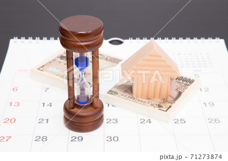 住宅ローンの返済期限イメージ　 71273874