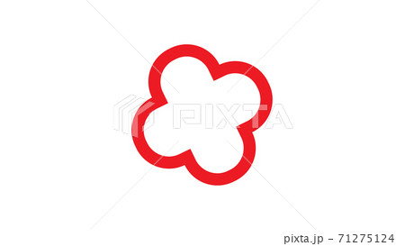 Sliced ring of red sweet pepper isolated Sliced ring of red sweet pepper isolated 71275124