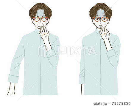 ショックを受けている男性 ショックを受けている男性 71275856