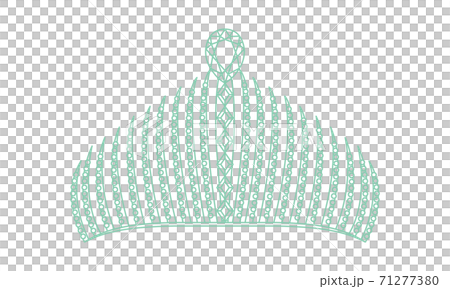 Tiara line art illustration_23 - Stock Illustration [71277380] - PIXTA