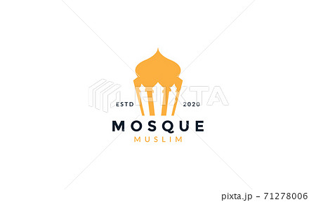 mosque simple minimalist logo vector icon illustration mosque simple minimalist logo vector icon illustration 71278006
