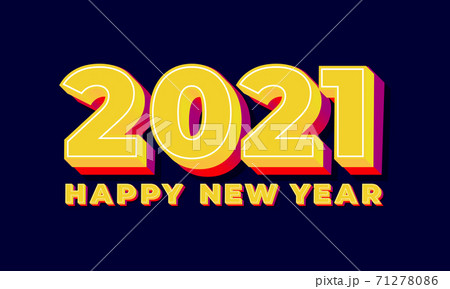 happy new year 2021 3d light yellow modern design vector happy new year 2021 3d light yellow modern design vector 71278086