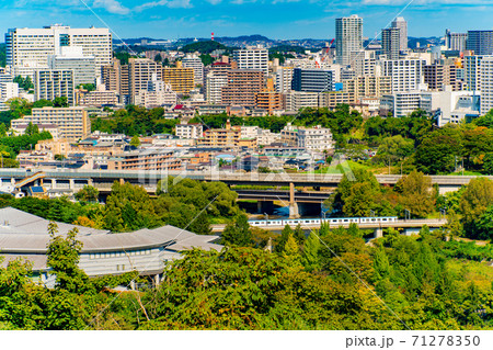 青空の青葉城址と仙台市街 青空の青葉城址と仙台市街 71278350