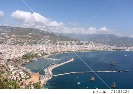 Landscape of Alanya bay. Turkey sea resort. 71282226