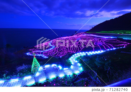 白米千枚田イルミネーション(石川県輪島市) 白米千枚田イルミネーション(石川県輪島市) 71282740