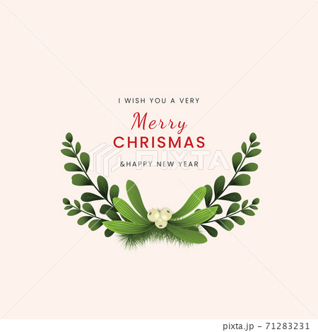 クリスマス カード フレーム 71283231