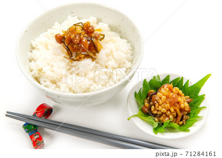 阿蘇の郷土食、醤油の実と御飯 71284161