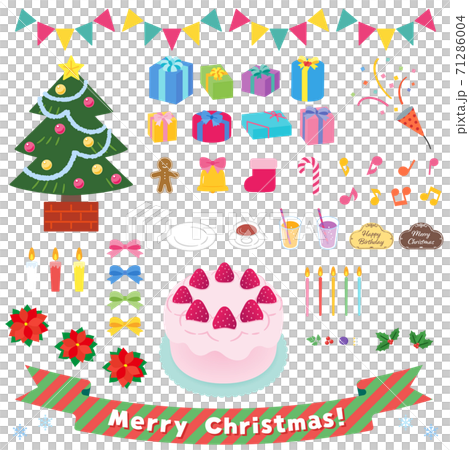 Christmas party / graphic material set Christmas party / graphic material set 71286004