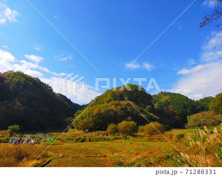 秋の里山　東京都あきる野市　横沢入 71286331