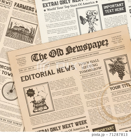 Realistic Vintage papers Background Realistic Vintage papers Background 71287813