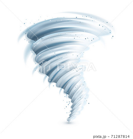 Realistic Tornado Illustration Realistic Tornado Illustration 71287814