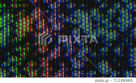 Macro shot of TV LCD matrix 71288960