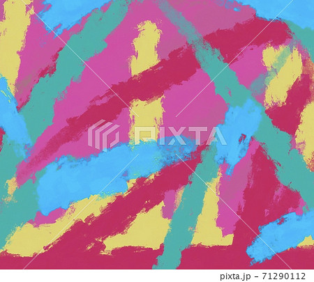 背景 壁紙 グラフィック素材 絵の具 ネオンカラー ピンク イエロー ブルー グリーン のイラスト素材