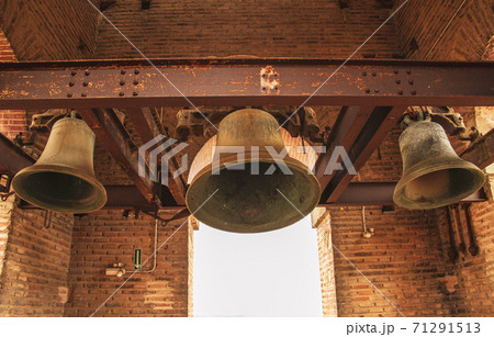 Giant church bells in Cordoba Cathedral in Cordoba, Spain Giant church bells in Cordoba Cathedral in Cordoba, Spain 71291513