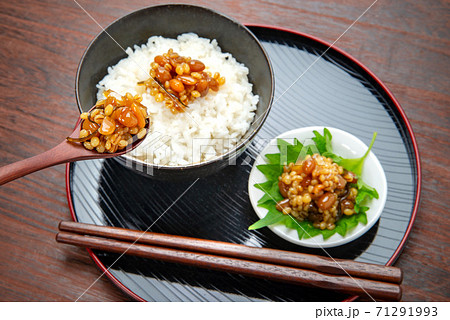 阿蘇の郷土食、醤油の実と御飯 71291993