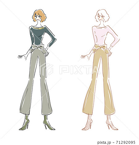 秋ファッション オシャレな女性 秋ファッション オシャレな女性 71292095