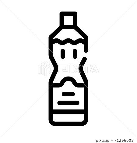 olive oil bottle line icon vector illustration 71296005