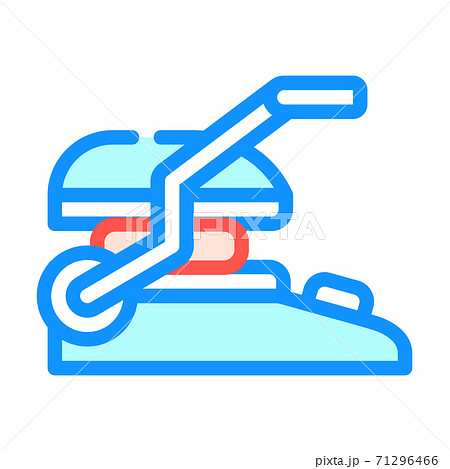 electronic bbq grill color icon vector illustration electronic bbq grill color icon vector illustration 71296466